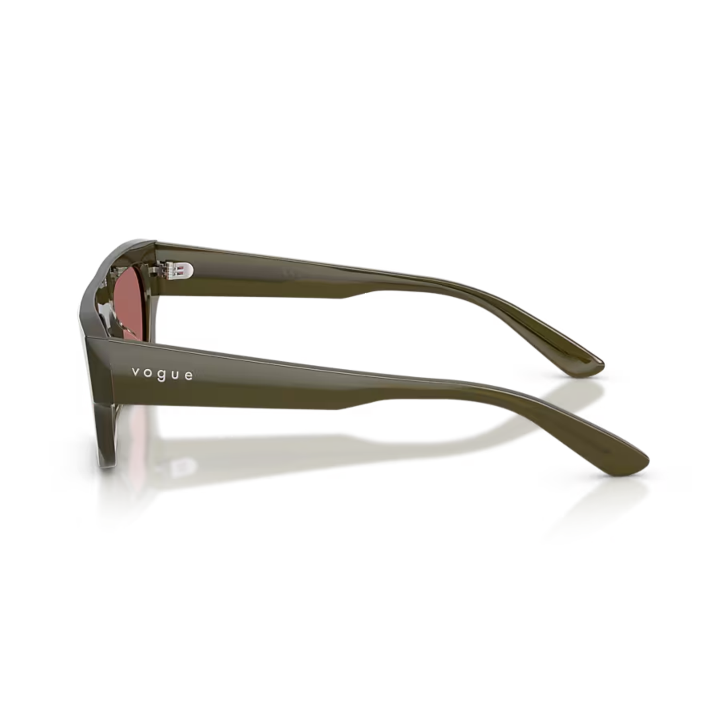 Lentes De Sol Vogue Eyewear VO5694SU Opal Olive Green Da Morado/Oliva