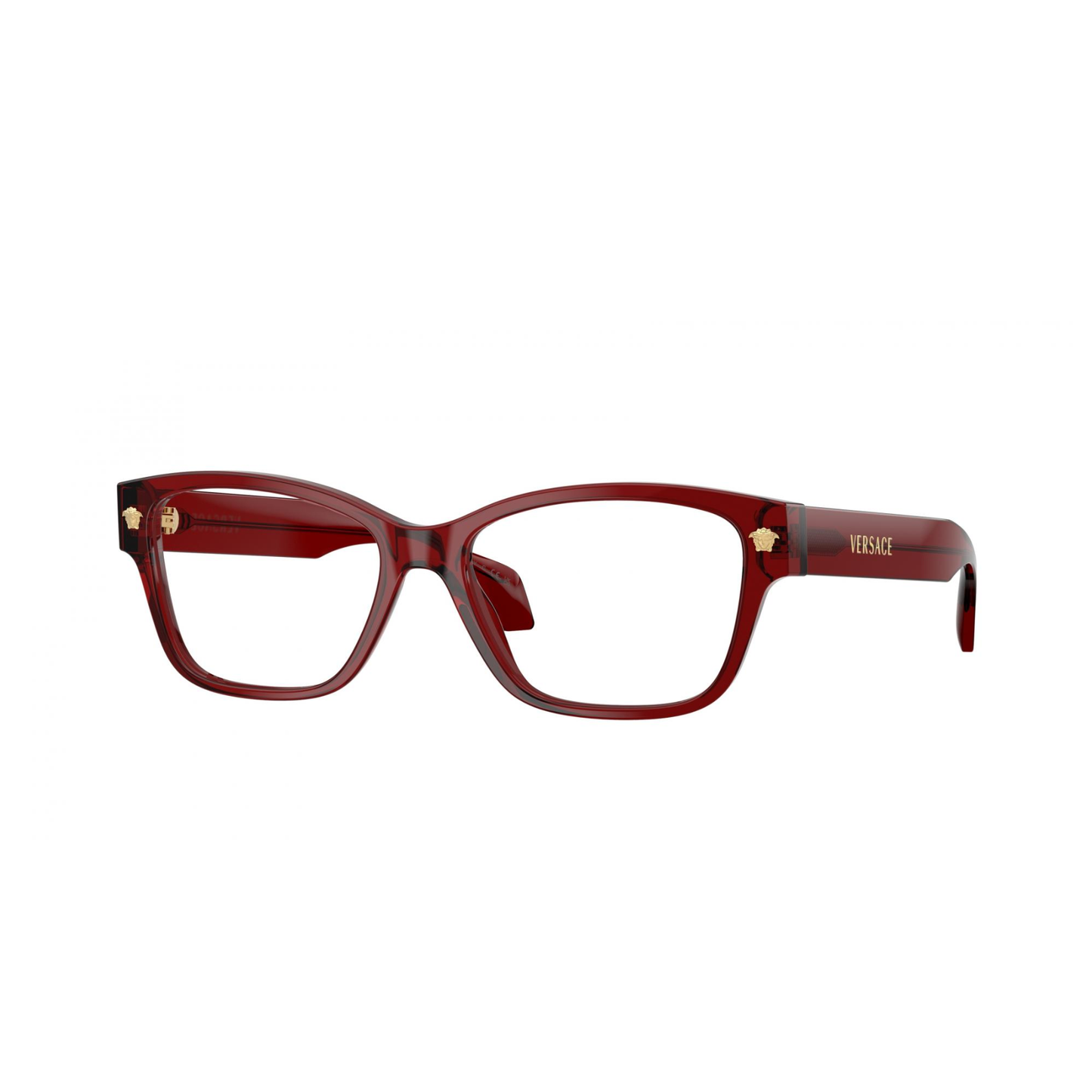 Lentes Oftálmicos Versace VE3392 Transparent Burgundy Burdeo