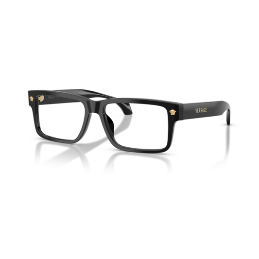Lentes Oftálmicos Versace VE3391U Black Negro Hombre Negro