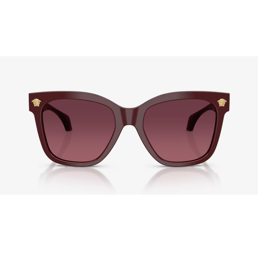 Lentes De Sol Versace VE4511 B Urgundy Rose Gradien Negro/Rojo