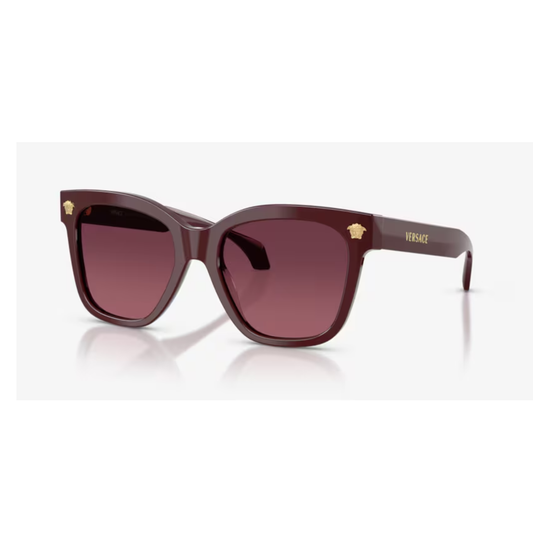 Lentes De Sol Versace VE4511 B Urgundy Rose Gradien Negro/Rojo