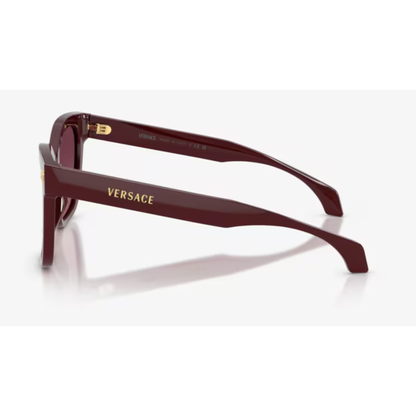 Lentes De Sol Versace VE4511 B Urgundy Rose Gradien Negro/Rojo