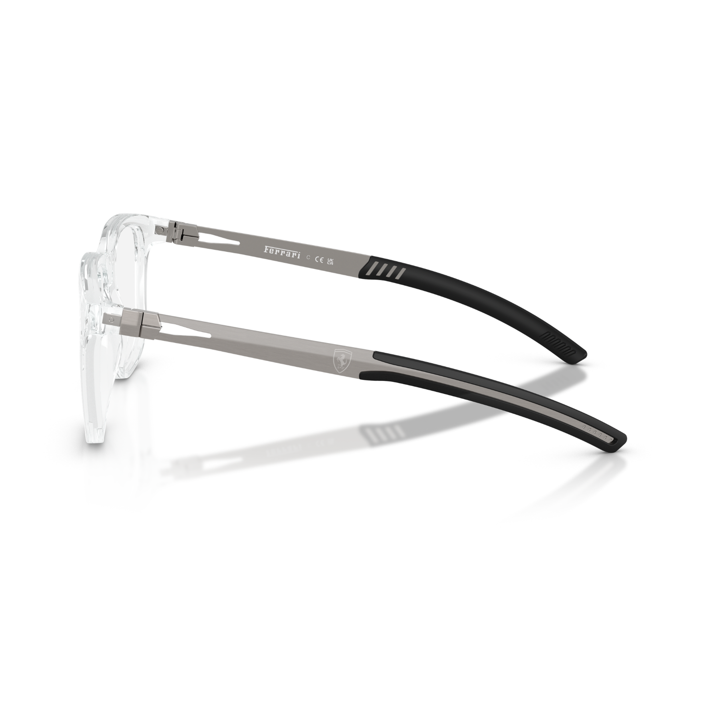 Lentes Oftálmicos Ferrari Scuderia FZ8027U White Transp. Clear Blanco