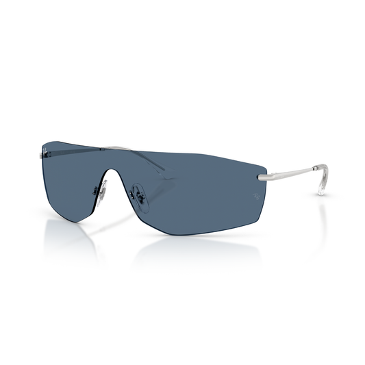 Lentes De Sol Ray-Ban RB3781 Azul/Plateado
