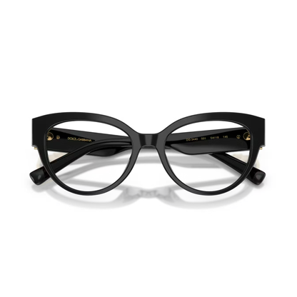 Lentes Oftálmicos Dolce & Gabbana DG3440 Black Negro Mujer Negro