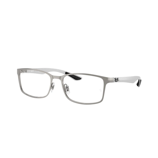 Lentes Oftálmicos Ray-Ban RX8424 Gunmetal Gris Unisex Gris