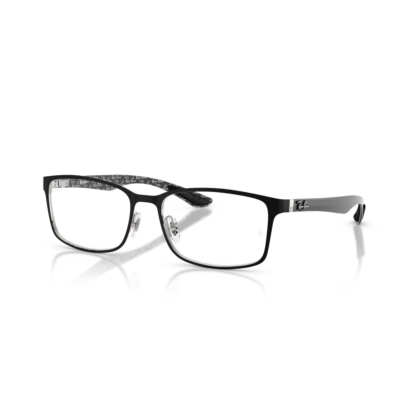 Lentes Oftálmicos Ray-Ban RX8424 Matte Black On Silve Negro