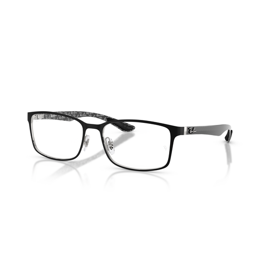 Lentes Oftálmicos Ray-Ban RX8424 Matte Black On Silve Negro