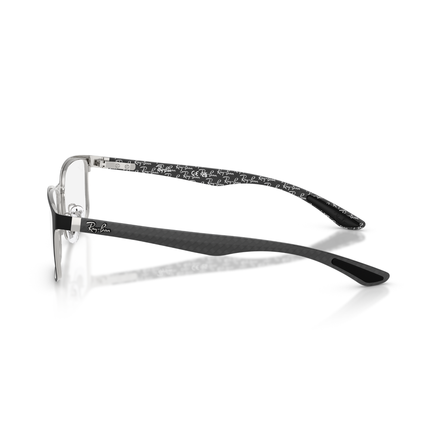Lentes Oftálmicos Ray-Ban RX8424 Matte Black On Silve Negro