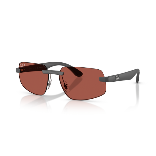 Lentes De Sol Ray-Ban RB4475CH Sand Rojo/Gris