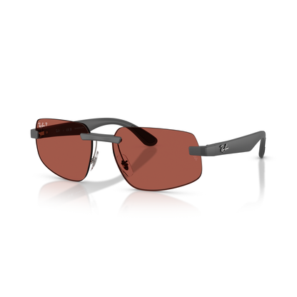 Lentes De Sol Ray-Ban RB4475CH Sand Rojo/Gris