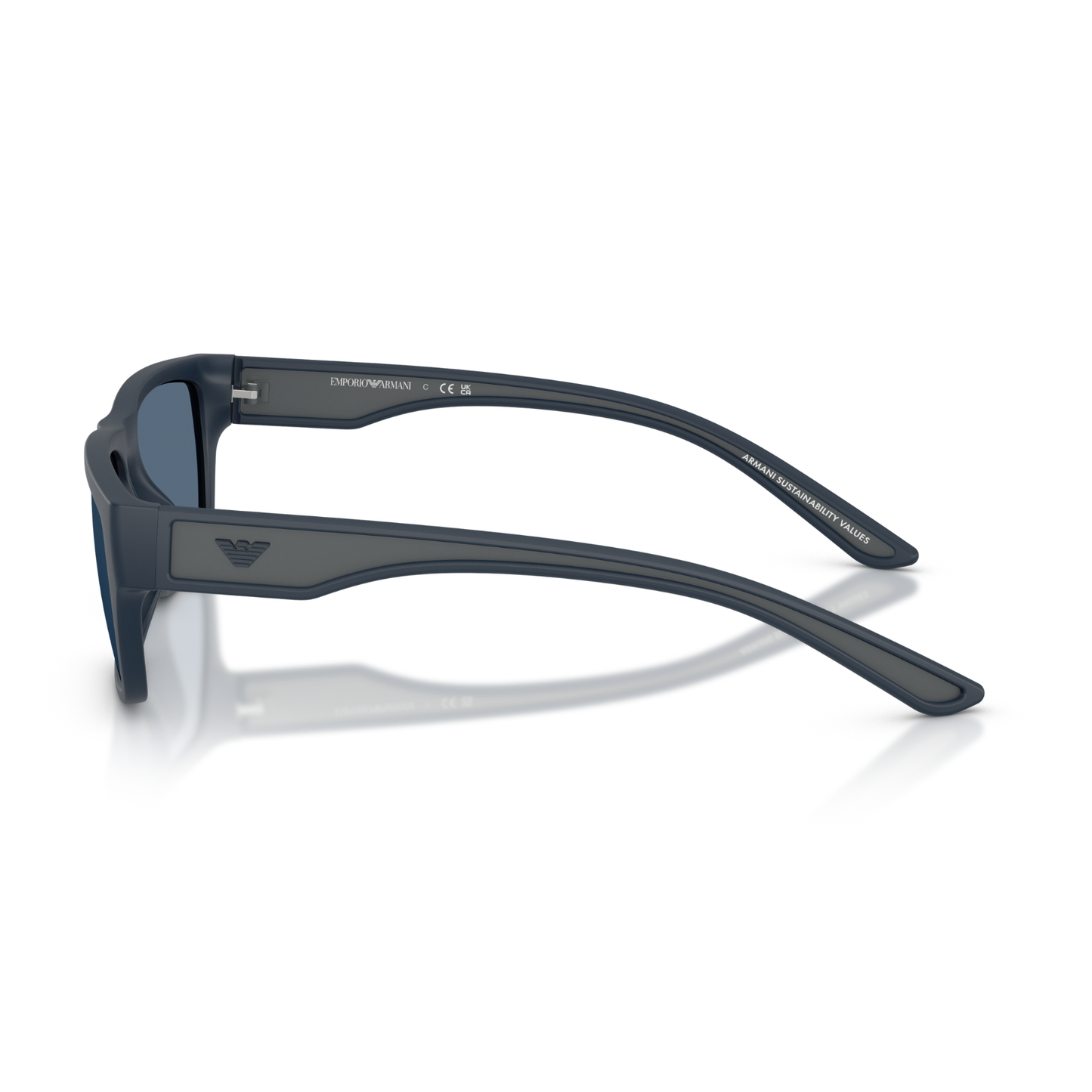Lentes De Sol Emporio Armani EA4267U Rubberized Azul/Azul