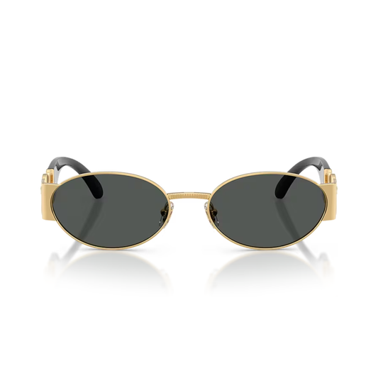 Lentes De Sol Versace VE2299 G Old Dark Grey Dorado Gris/Dorado