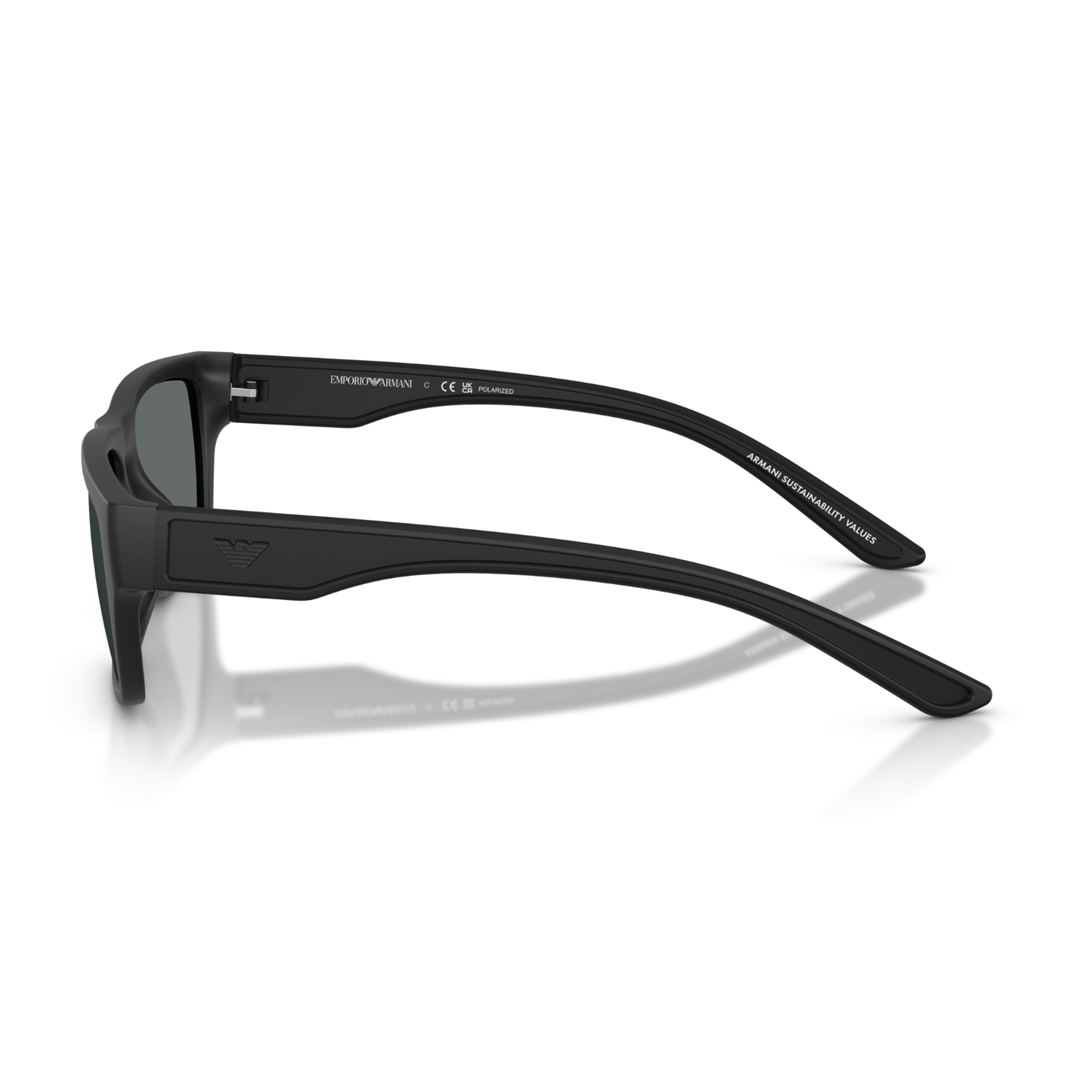 Lentes De Sol Emporio Armani EA4267U Rubberized Gris/Negro
