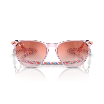 Lentes De Sol Ray-Ban RJ9060S Junior Erika Rojo/Violeta