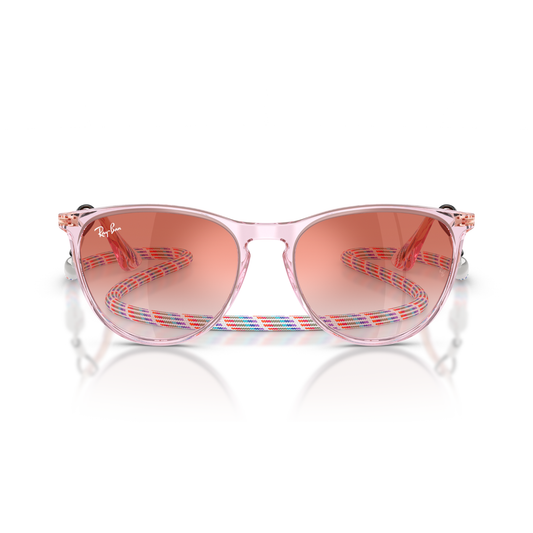 Lentes De Sol Ray-Ban RJ9060S Junior Erika Rojo/Violeta