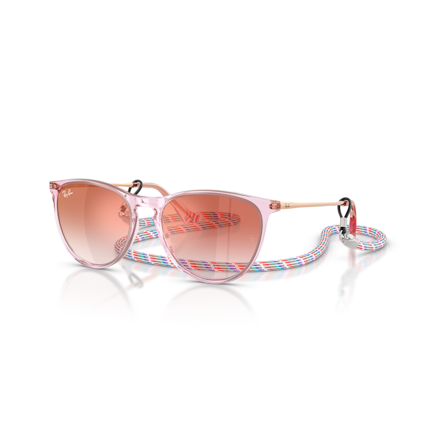 Lentes De Sol Ray-Ban RJ9060S Junior Erika Rojo/Violeta