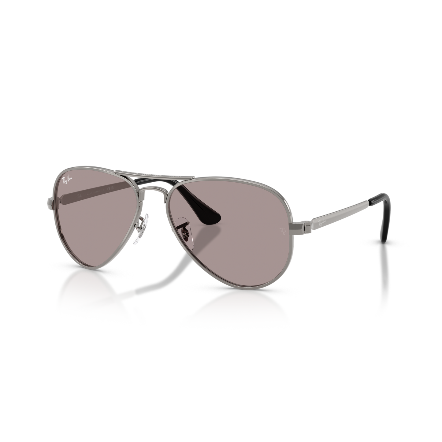 Lentes De Sol Ray-Ban RB3925 Aviator Max Violeta/Gris