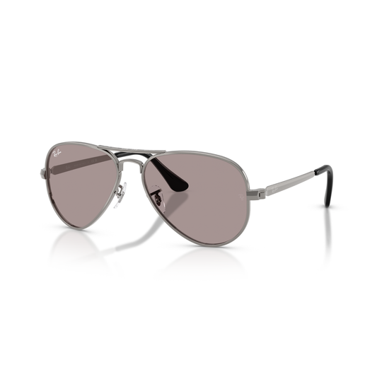 Lentes De Sol Ray-Ban RB3925 Aviator Max Violeta/Gris