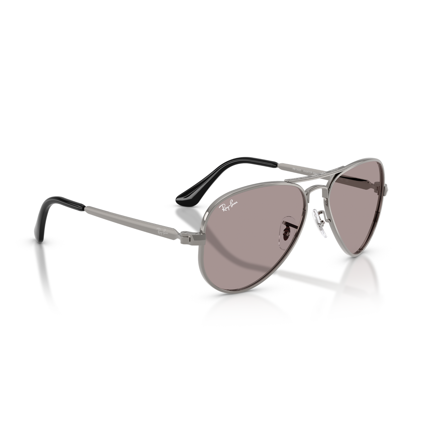 Lentes De Sol Ray-Ban RB3925 Aviator Max Violeta/Gris