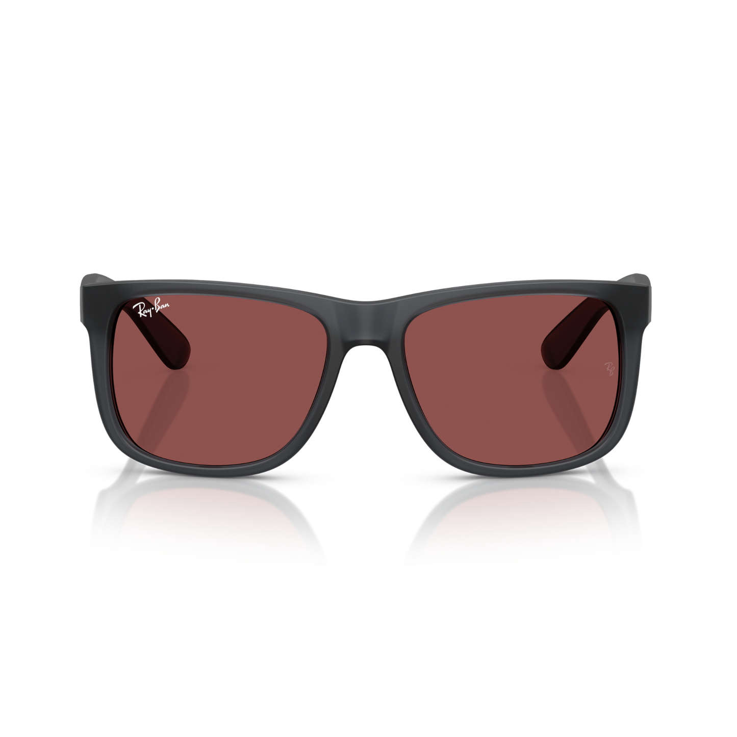Lentes De Sol Ray-Ban RB4165 Justin Opal Burdeos/Gris