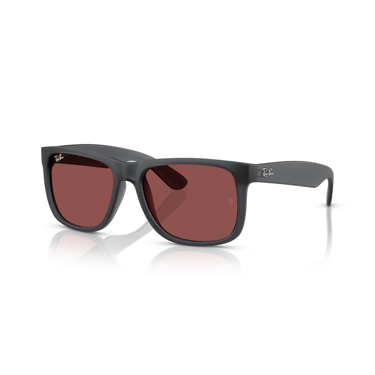 Lentes De Sol Ray-Ban RB4165 Justin Opal Burdeos/Gris