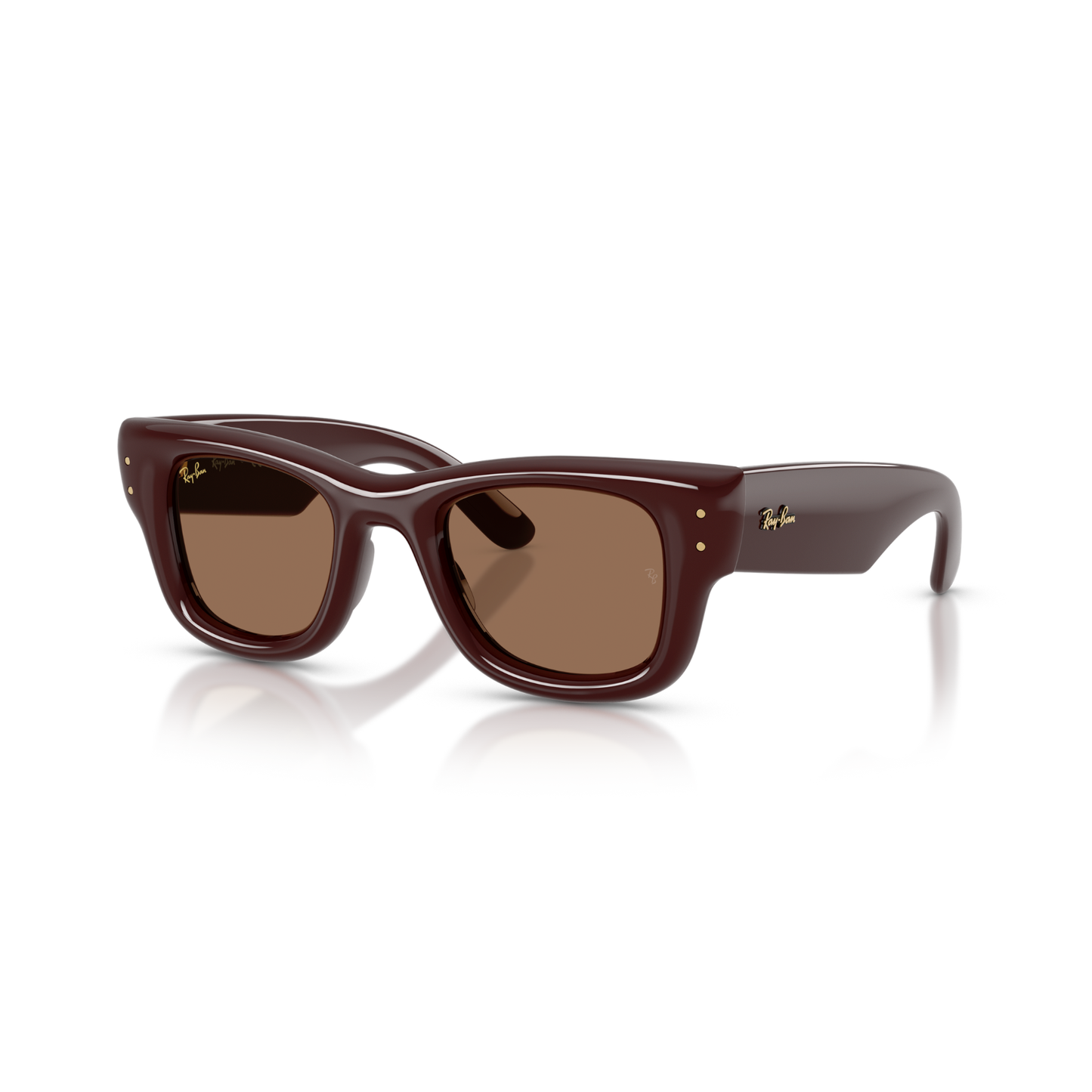 Lentes De Sol Ray-Ban RB4940 W Ayfarer Puffer Dark Café/Café