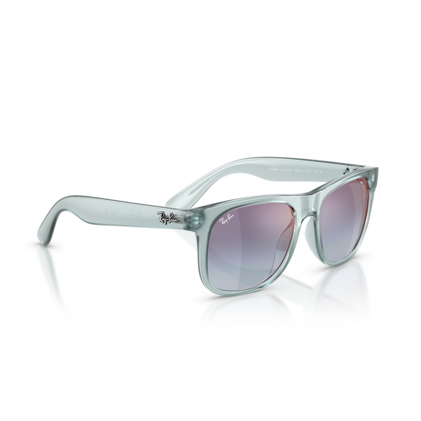 Lentes De Sol Ray-Ban RJ9069S Junior Justin Azul/Azul