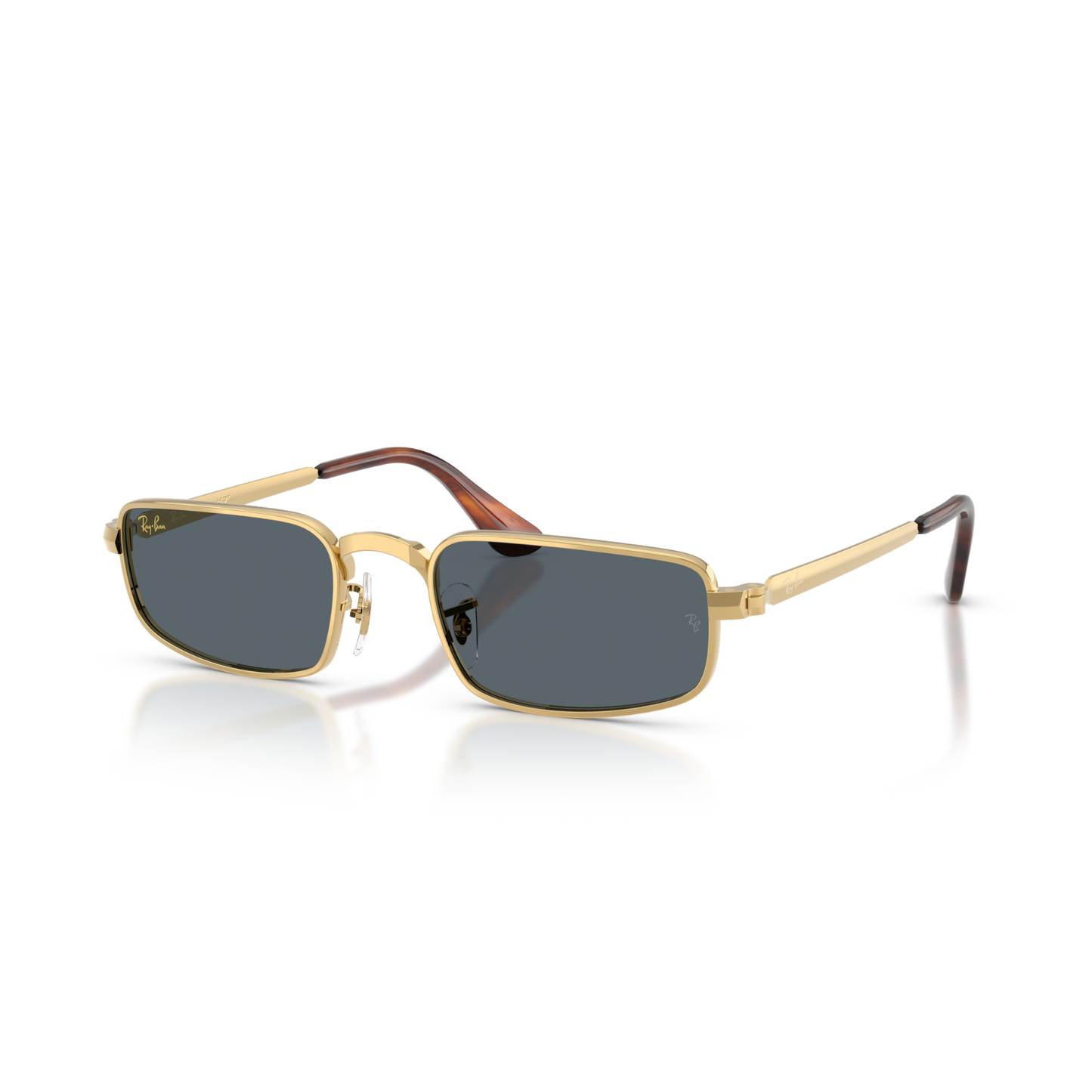 Lentes De Sol Ray-Ban RB3927 Arista Azul/Dorado
