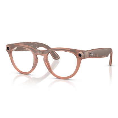 Lentes De Sol Ray-Ban Meta 0RW4013 Headliner Transitions Gris/Durazno