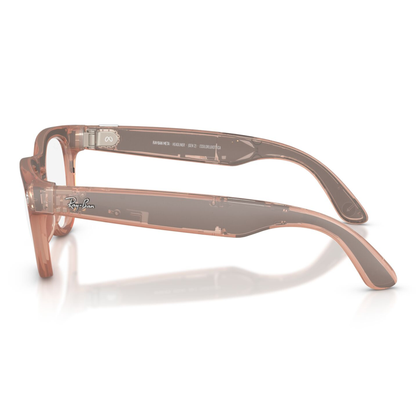 Lentes De Sol Ray-Ban Meta 0RW4013 Headliner Transitions Gris/Durazno
