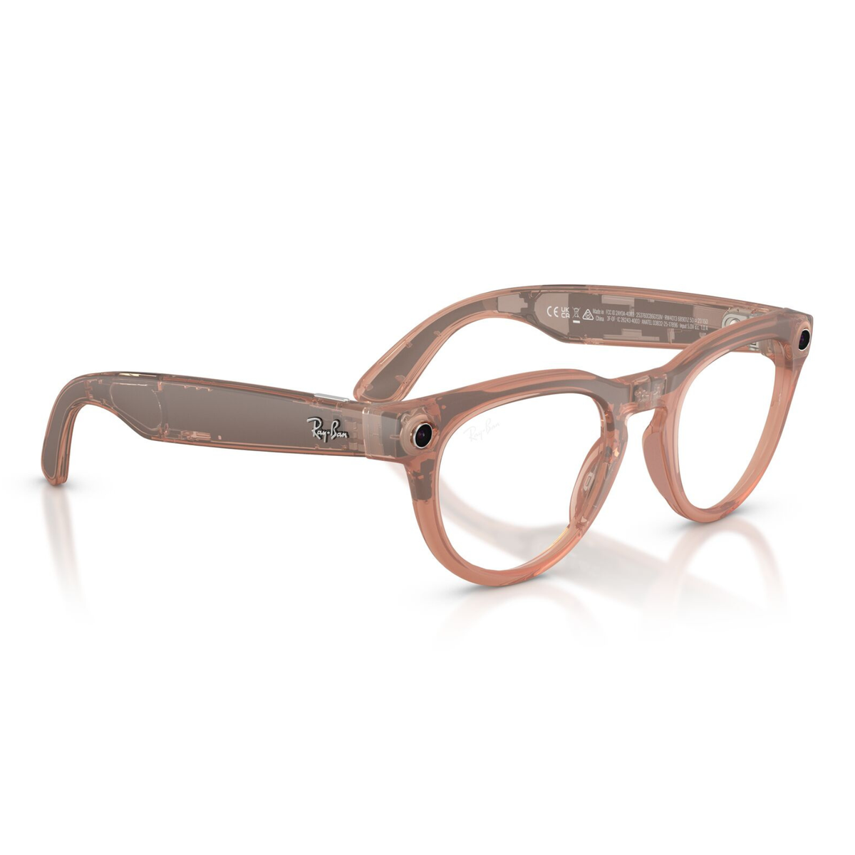 Lentes De Sol Ray-Ban Meta 0RW4013 Headliner Transitions Gris/Durazno