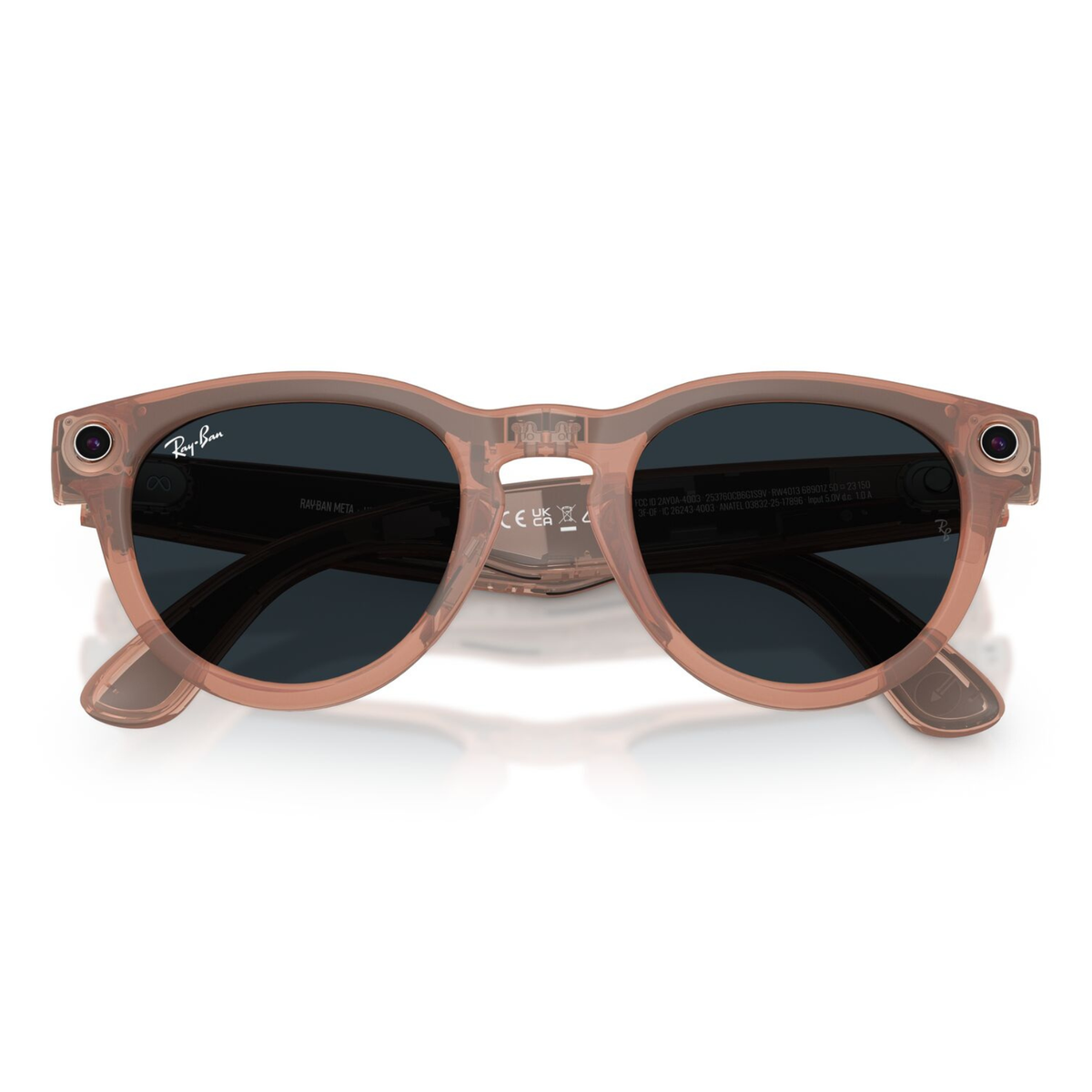 Lentes De Sol Ray-Ban Meta 0RW4013 Headliner Transitions Gris/Durazno