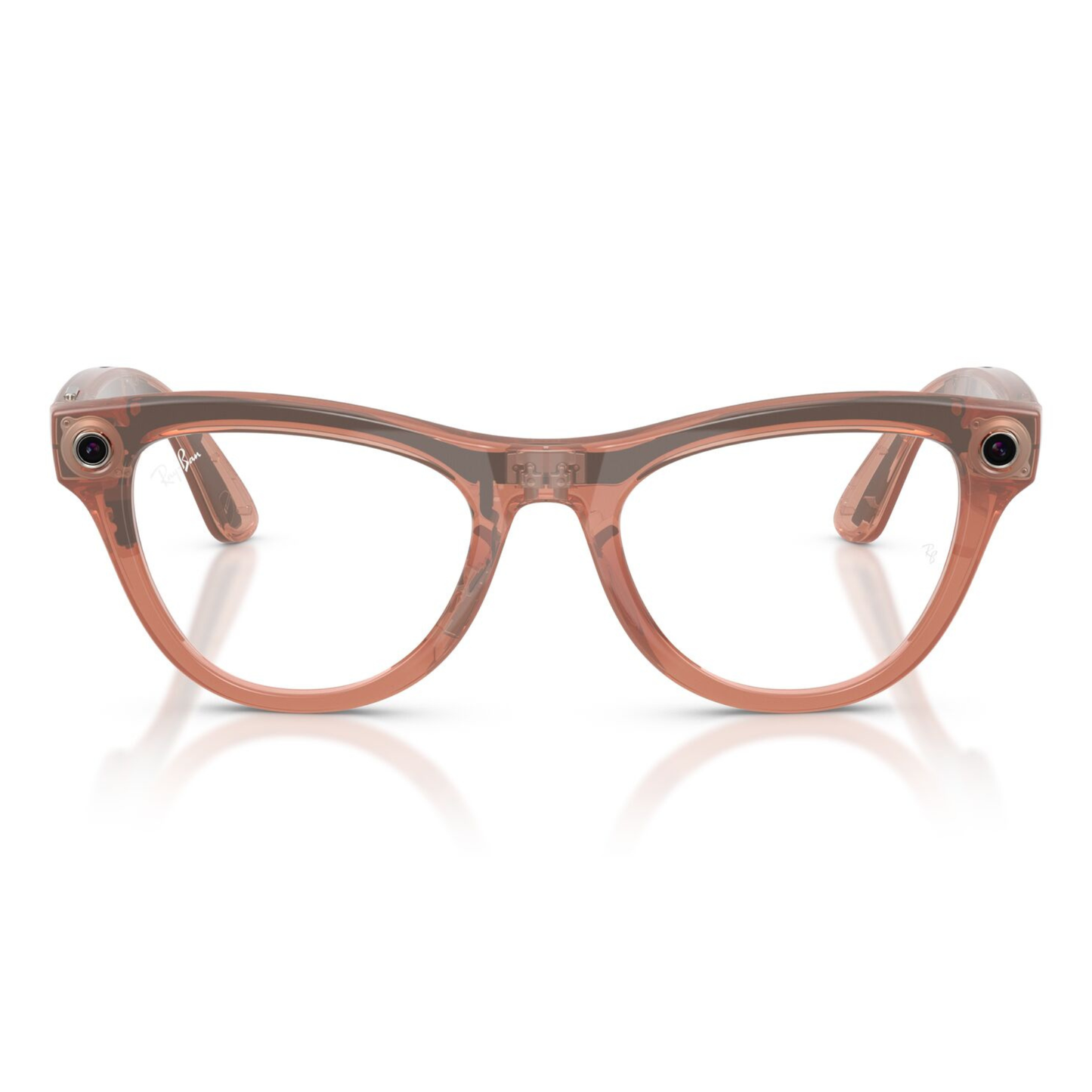 Lentes De Sol Ray-Ban Meta 0RW4014 Skyler Transitions Café/Durazno
