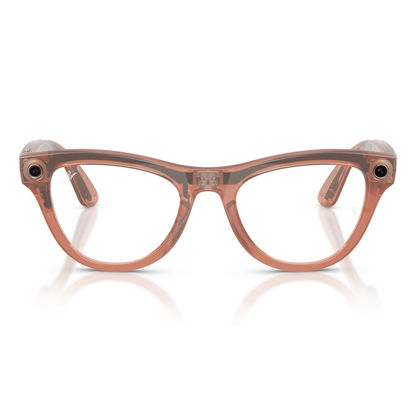 Lentes De Sol Ray-Ban Meta 0RW4014 Skyler Transitions Café/Durazno