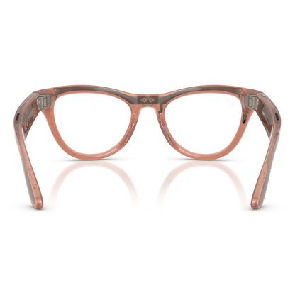 Lentes De Sol Ray-Ban Meta 0RW4014 Skyler Transitions Café/Durazno