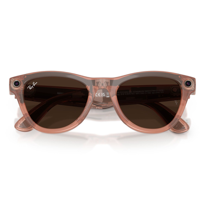 Lentes De Sol Ray-Ban Meta 0RW4014 Skyler Transitions Café/Durazno