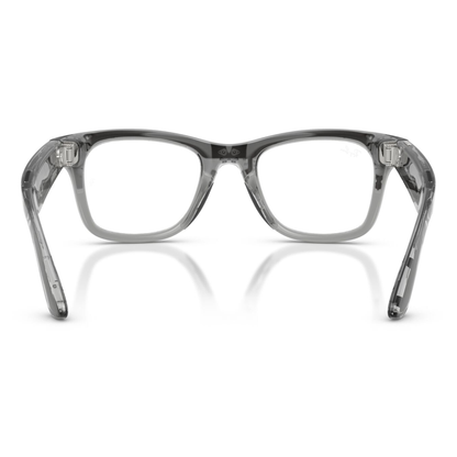 Lentes De Sol Ray-Ban Meta 0RW4012 Wayfarer Transitions Azul/Gris