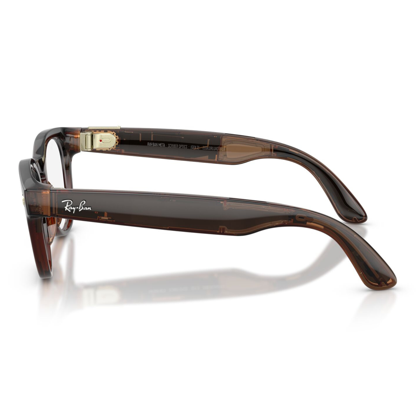 Lentes Oftálmicos Ray-Ban Meta 0RW7002 Scriber Optics Café