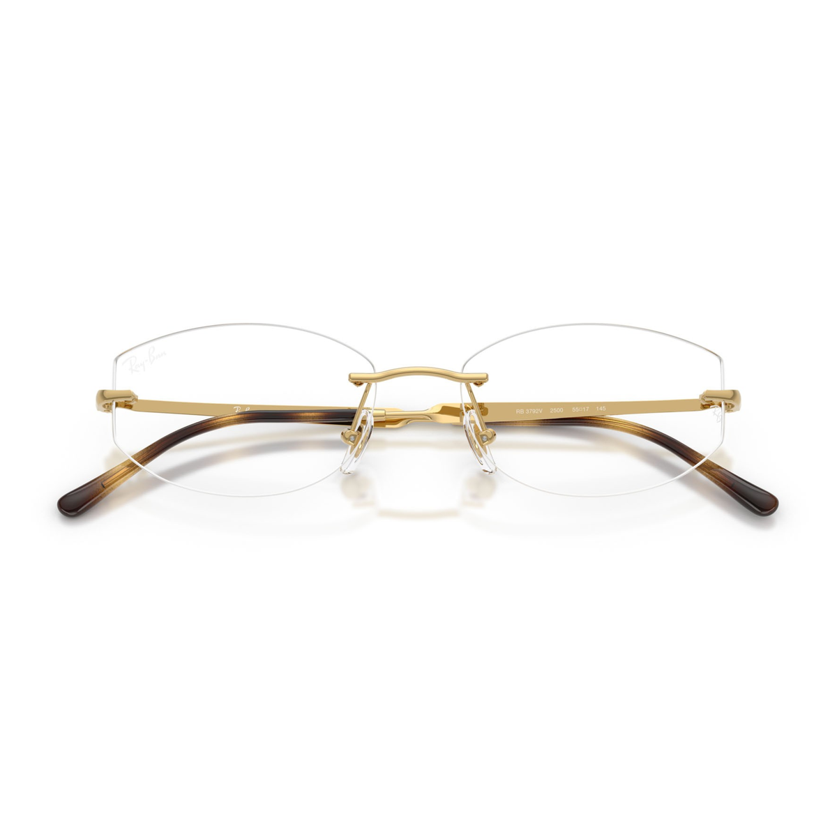 Lentes Oftálmicos Ray-Ban RX3792V Gold Dorado Unisex Dorado