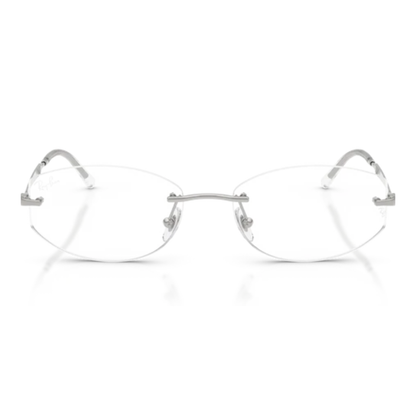 Lentes Oftálmicos Ray-Ban RX3792V Silver Plateado Unisex Plateado