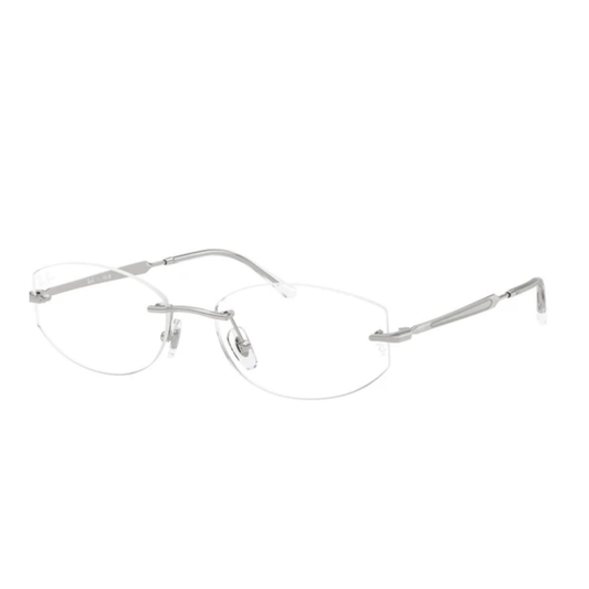Lentes Oftálmicos Ray-Ban RX3792V Silver Plateado Unisex Plateado