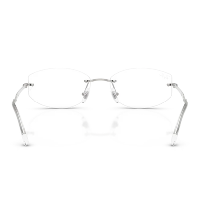 Lentes Oftálmicos Ray-Ban RX3792V Silver Plateado Unisex Plateado