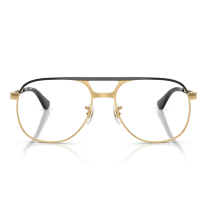 Lentes Oftálmicos Ray-Ban RX3793V Bill Max Matte Black On Gold N Negro