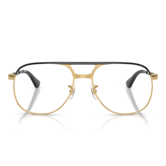 Lentes Oftálmicos Ray-Ban RX3793V Bill Max Matte Black On Gold N Negro