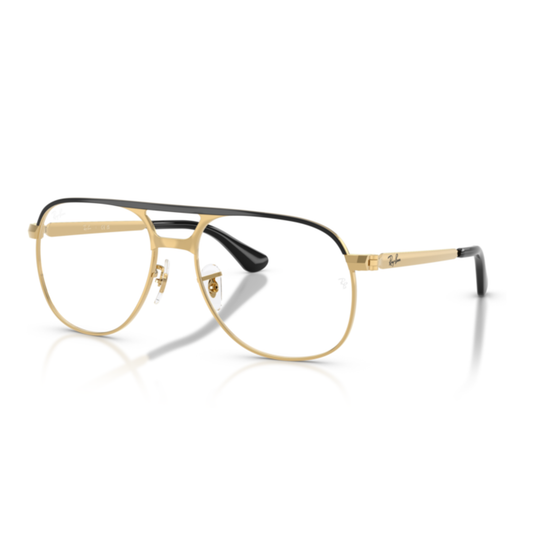 Lentes Oftálmicos Ray-Ban RX3793V Bill Max Matte Black On Gold N Negro