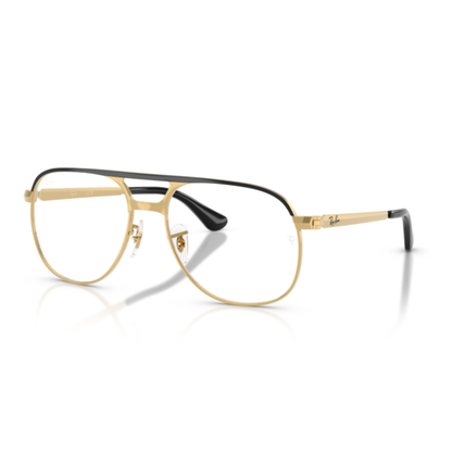 Lentes Oftálmicos Ray-Ban RX3793V Bill Max Matte Black On Gold N Negro