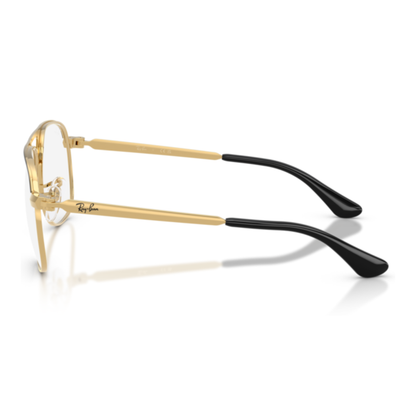 Lentes Oftálmicos Ray-Ban RX3793V Bill Max Matte Black On Gold N Negro