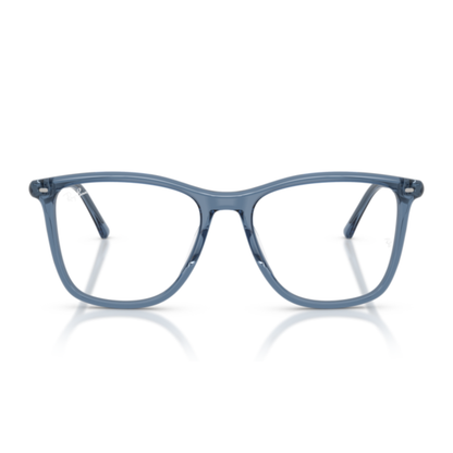 Lentes Oftálmicos Ray-Ban RX5455 Transparent Blue Azul Unisex Azul