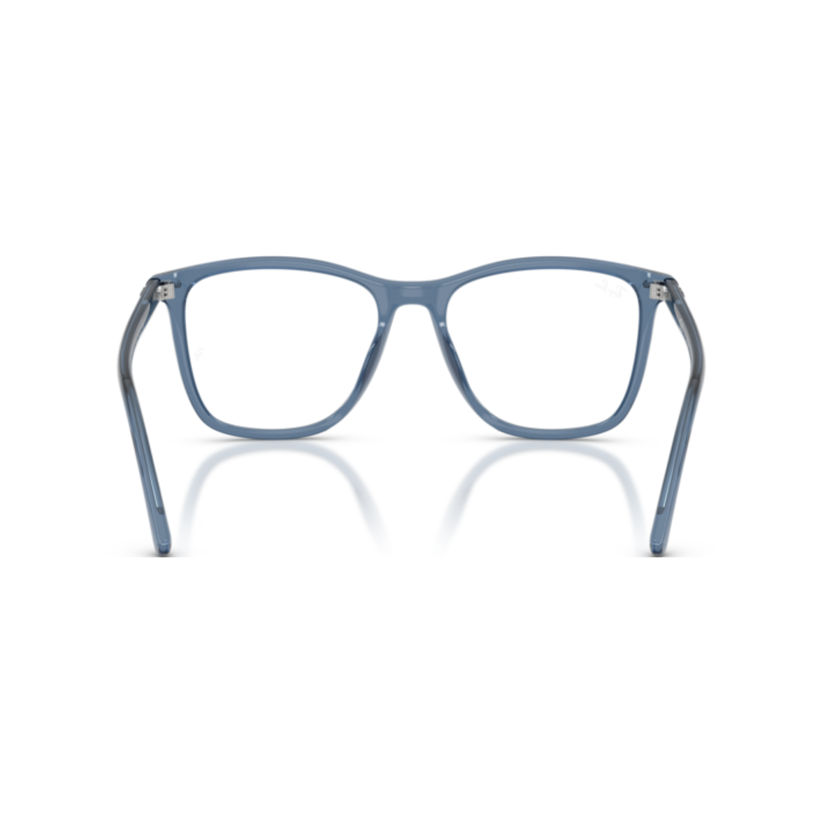 Lentes Oftálmicos Ray-Ban RX5455 Transparent Blue Azul Unisex Azul